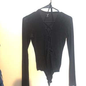 Lace-up Bodysuit